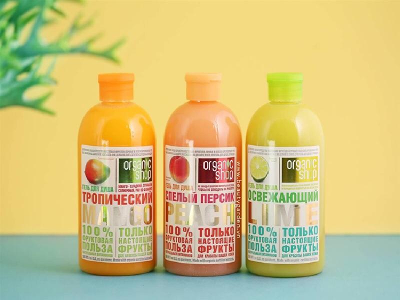 Chọn sữa tắm organic tùy theo da người dùng