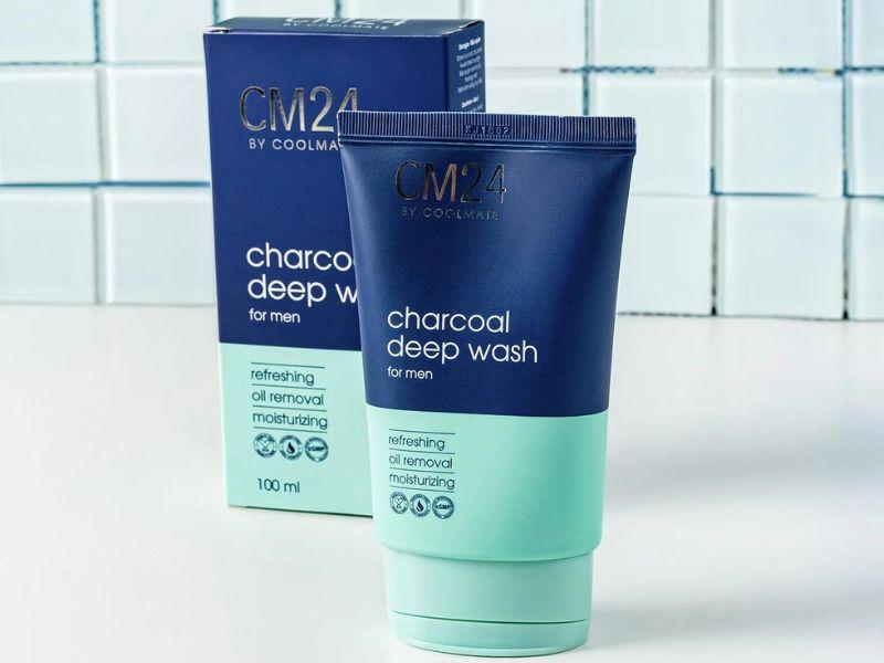 Sữa rửa mặt trị mụn cho nam có thành phần than hoạt tính