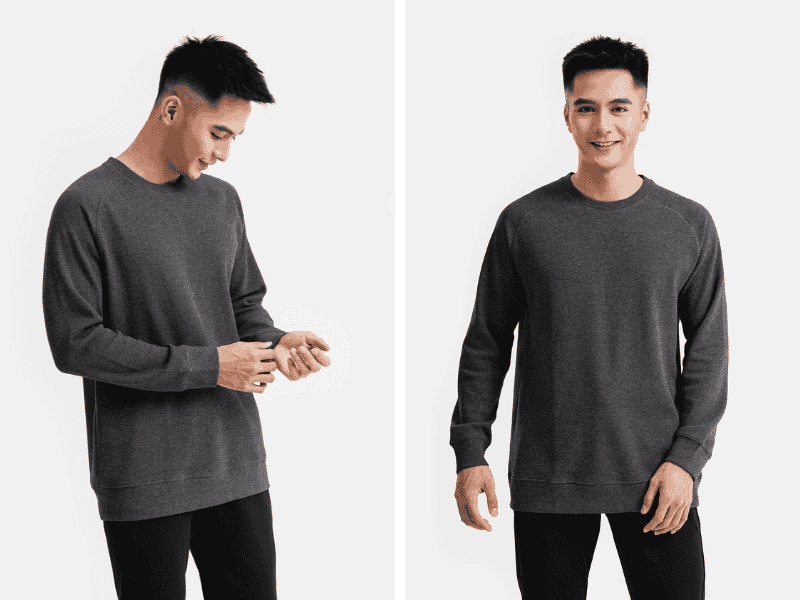 Áo nỉ tay lifewear