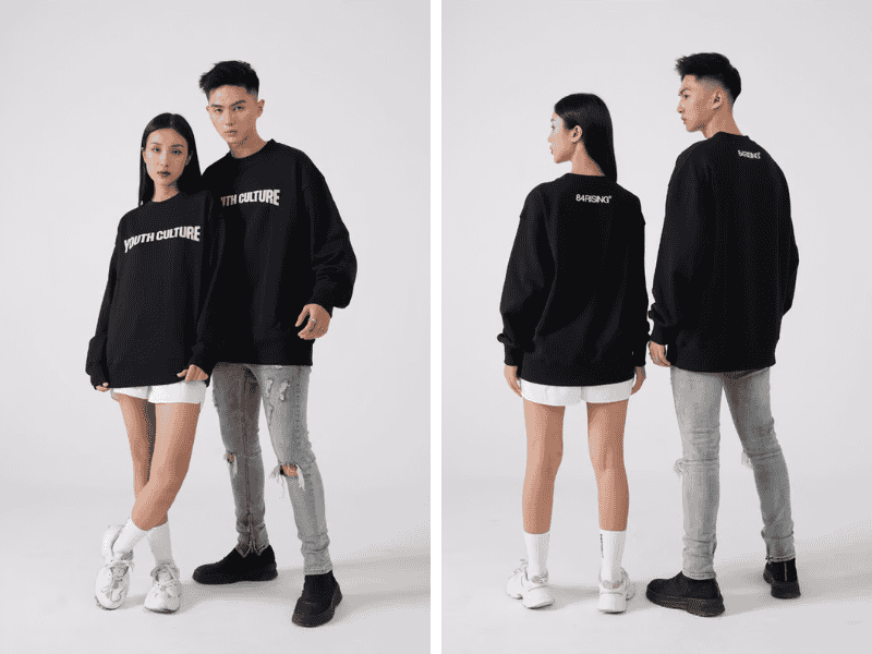 Áo nỉ oversize youth culture