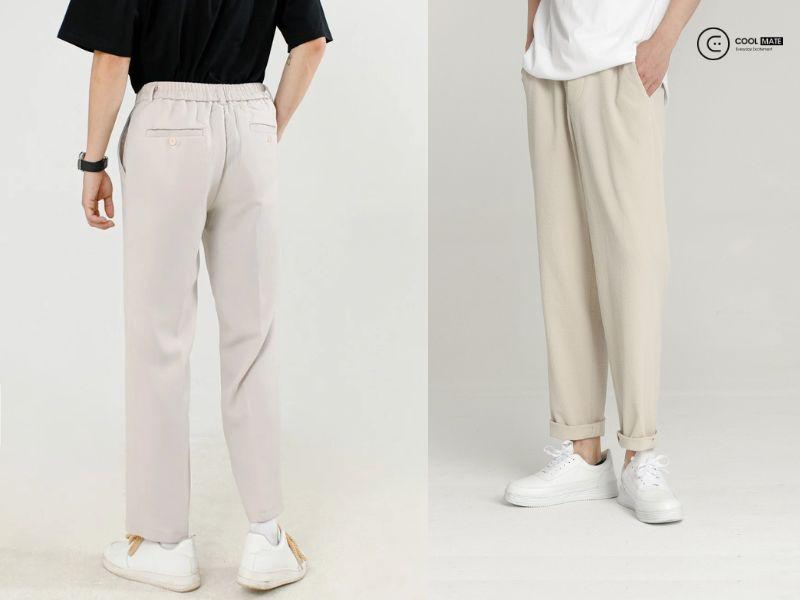 Quần dài lưng thun nam là một trong những items thời trang phổ biến hiện nay