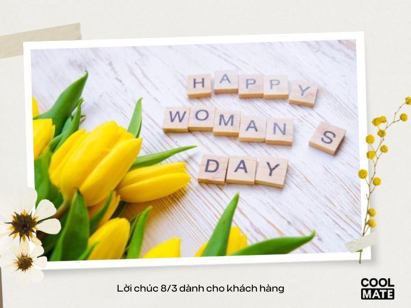 Lời chúc 8/3 dành cho khách hàng