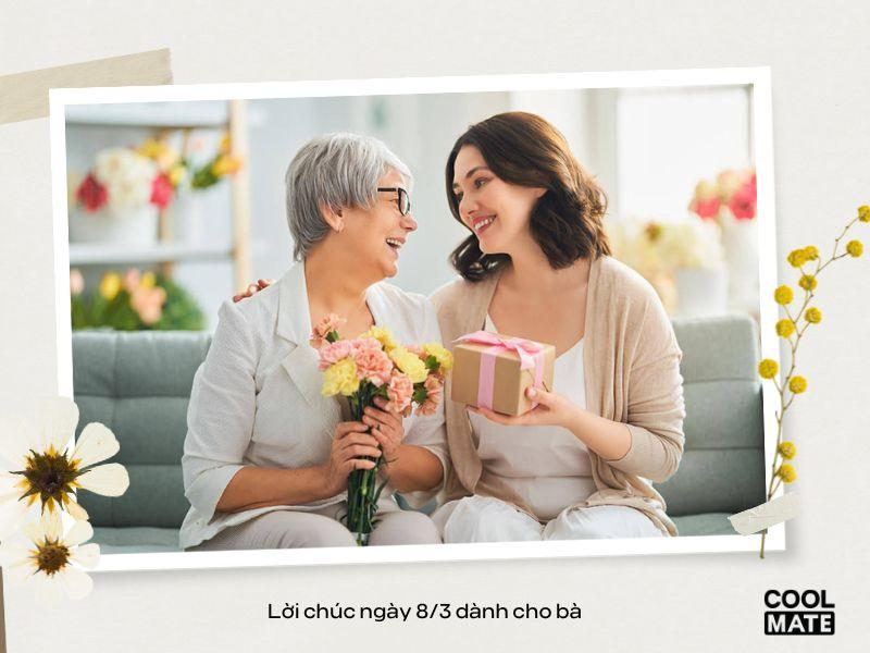 Lời chúc ngày 8/3 dành cho bà