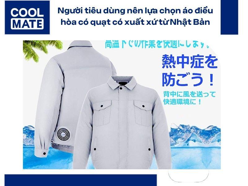 Chất lượng áo điều hòa Nhật Bản được đảm bảo