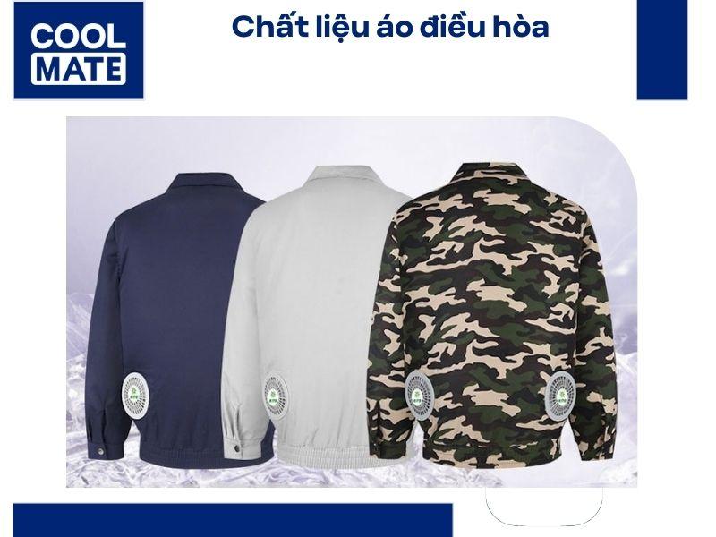 Chất liệu vải đa dạng của áo điều hòa