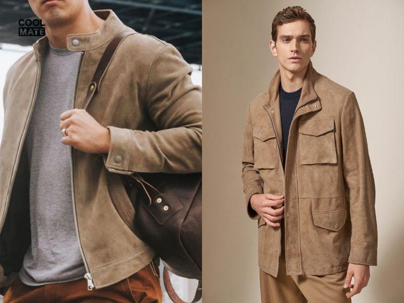 Áo khoác màu Taupe kết hợp với trang phục đen hoặc trang phục sáng màu