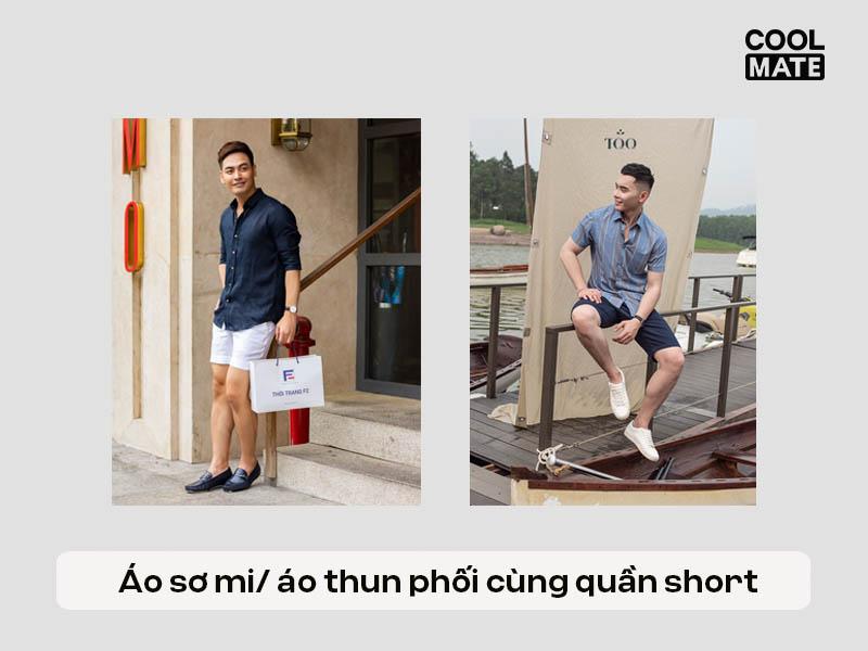 Áo sơ mi/áo thun + quần short
