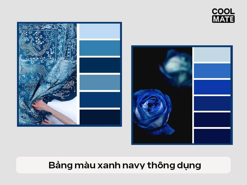 Bảng màu xanh navy
