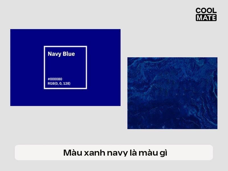 Đặc điểm màu xanh navy