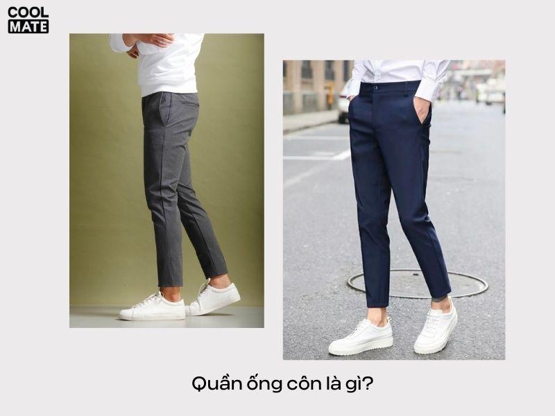 Hình ảnh minh họa quần ống côn ôm sát chân