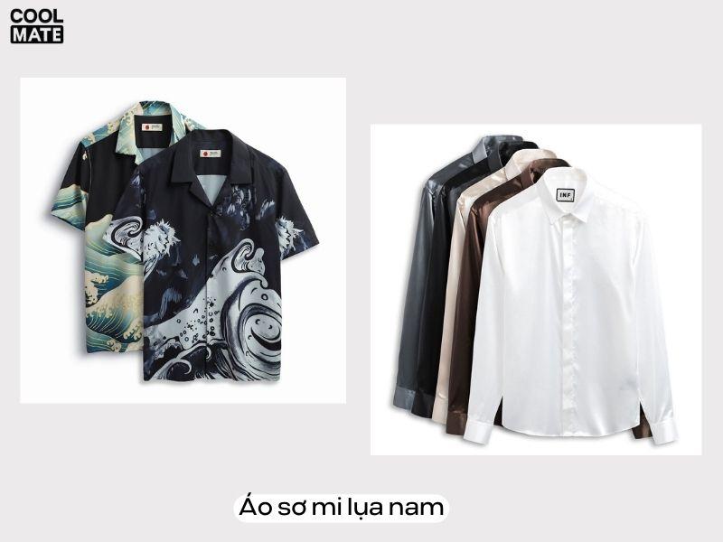 Các mẫu áo sơ mi lụa nam cao cấp