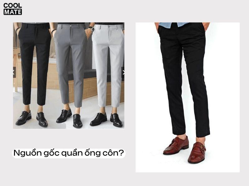 Hình ảnh minh họa nguồn gốc quần ống côn, ảnh người mặc quần ống côn thời thập niên 60-70