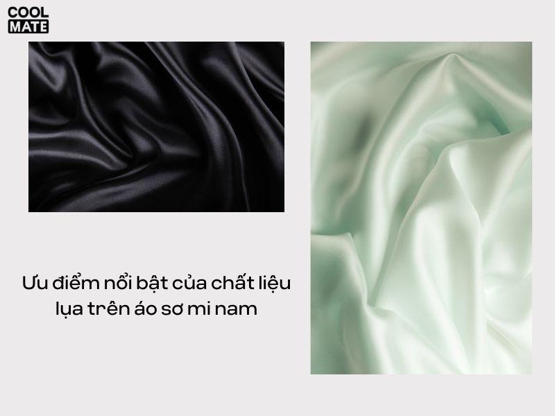 Ưu điểm của áo sơ mi lụa nam