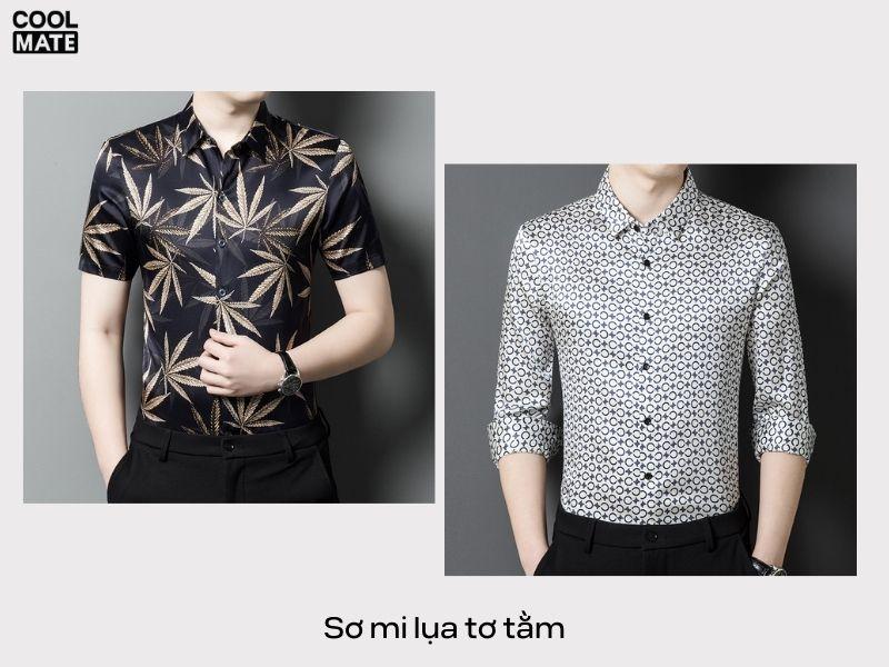 Áo sơ mi lụa tơ tằm