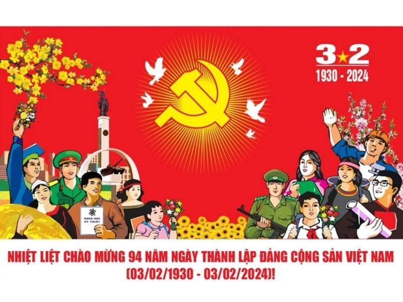 Ngày thành lập Đảng Cộng Sản Việt Nam là một trong các ngày lễ của tháng 2 lớn