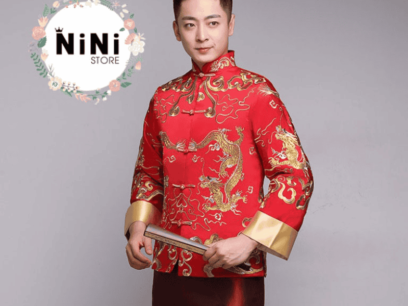 Nhà may thuê áo dài nam TPHCM - áo dài NiNi Store 