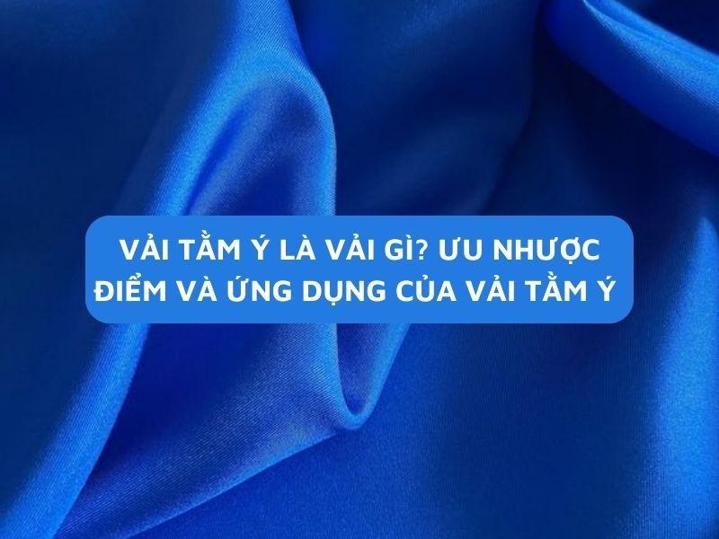 Vải tằm Ý được dệt từ 100% sợi tơ tằm, mang lại vẻ đẹp sang trọng và mềm mại.