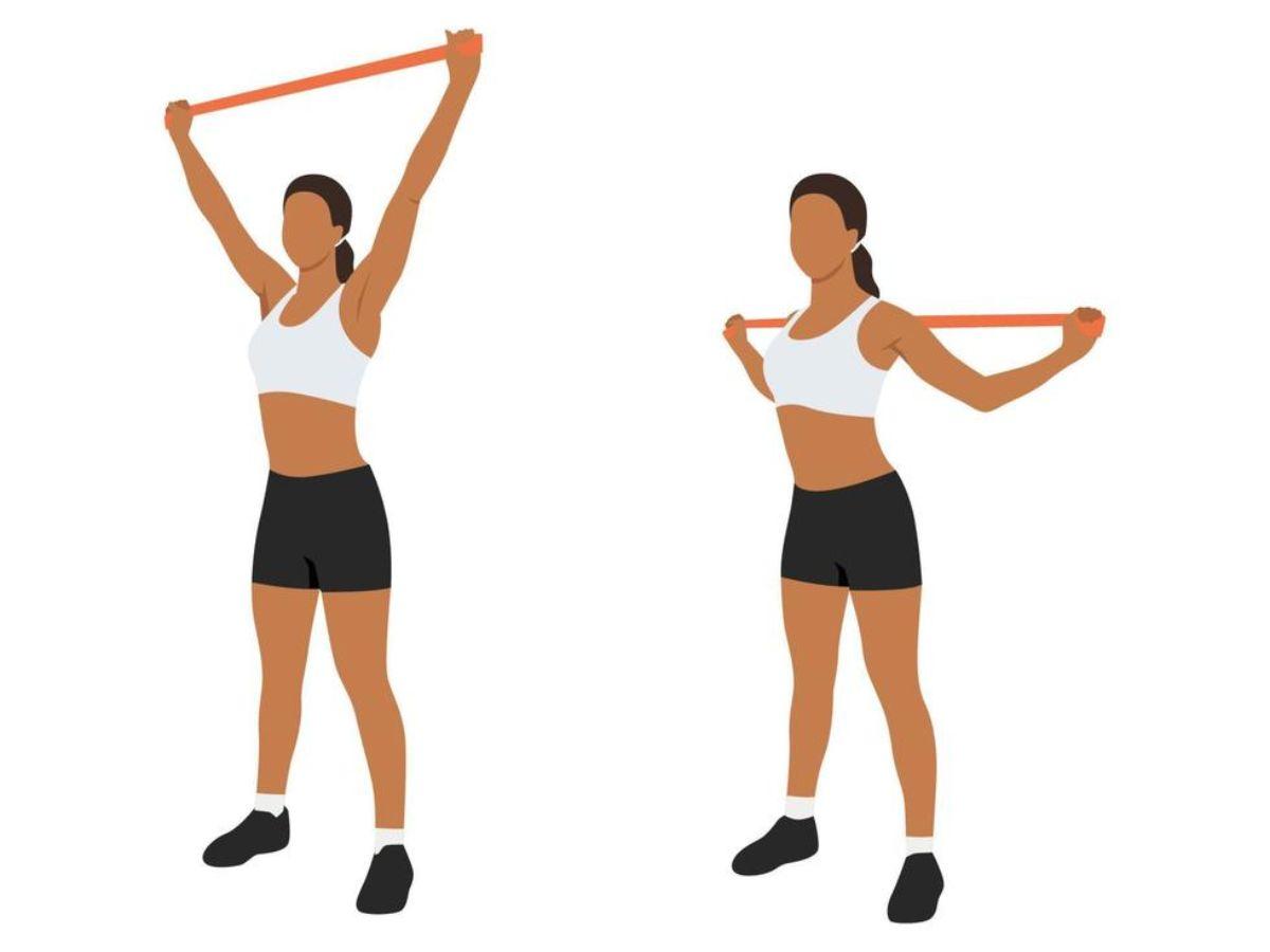 Resistance Band Push-Out với dây kháng lực