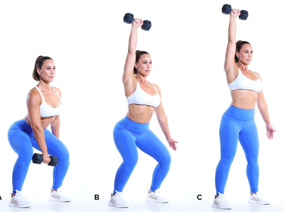 bài tập dumbbell snatch