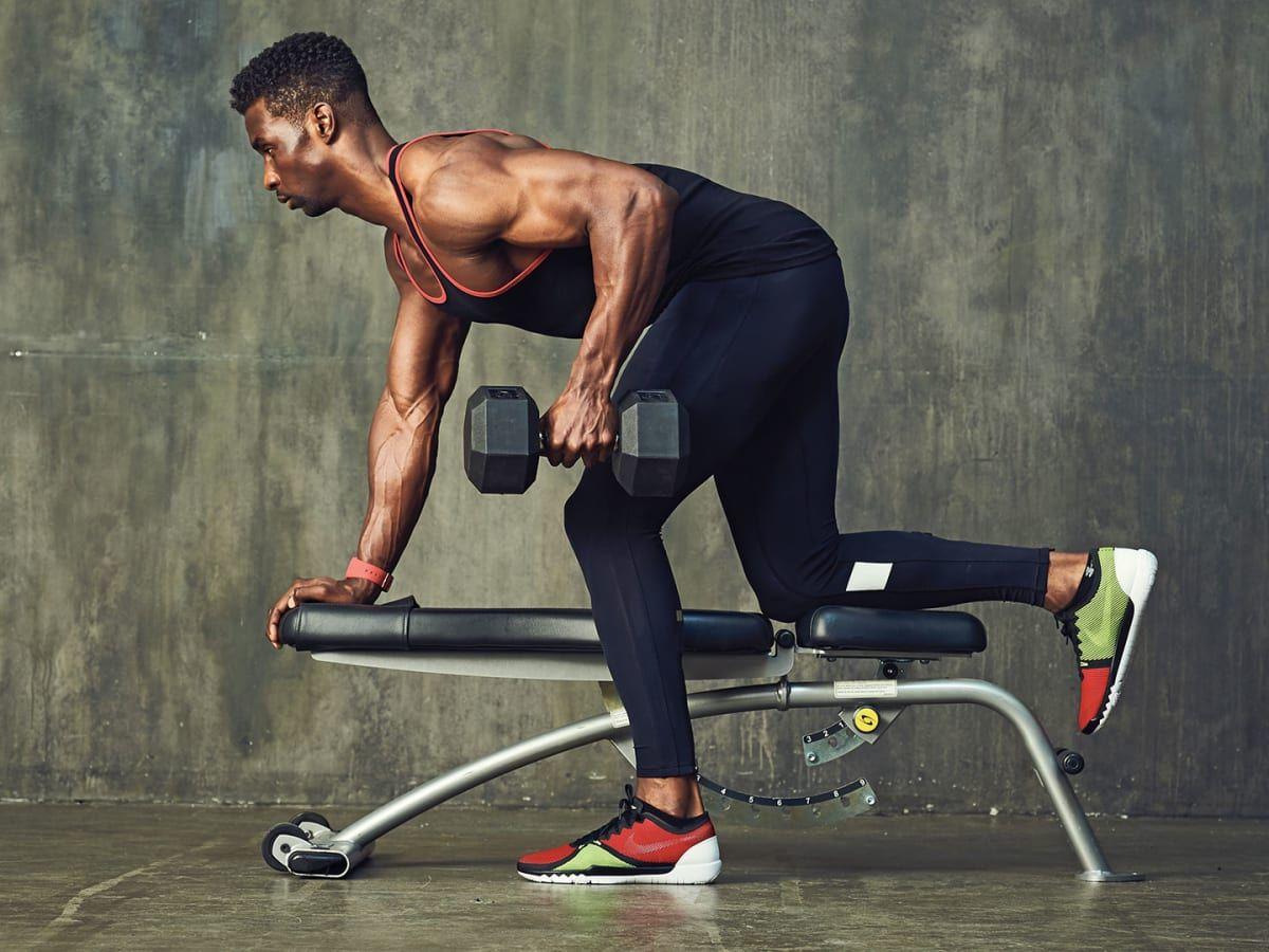 bài tập bent-over dumbbell row