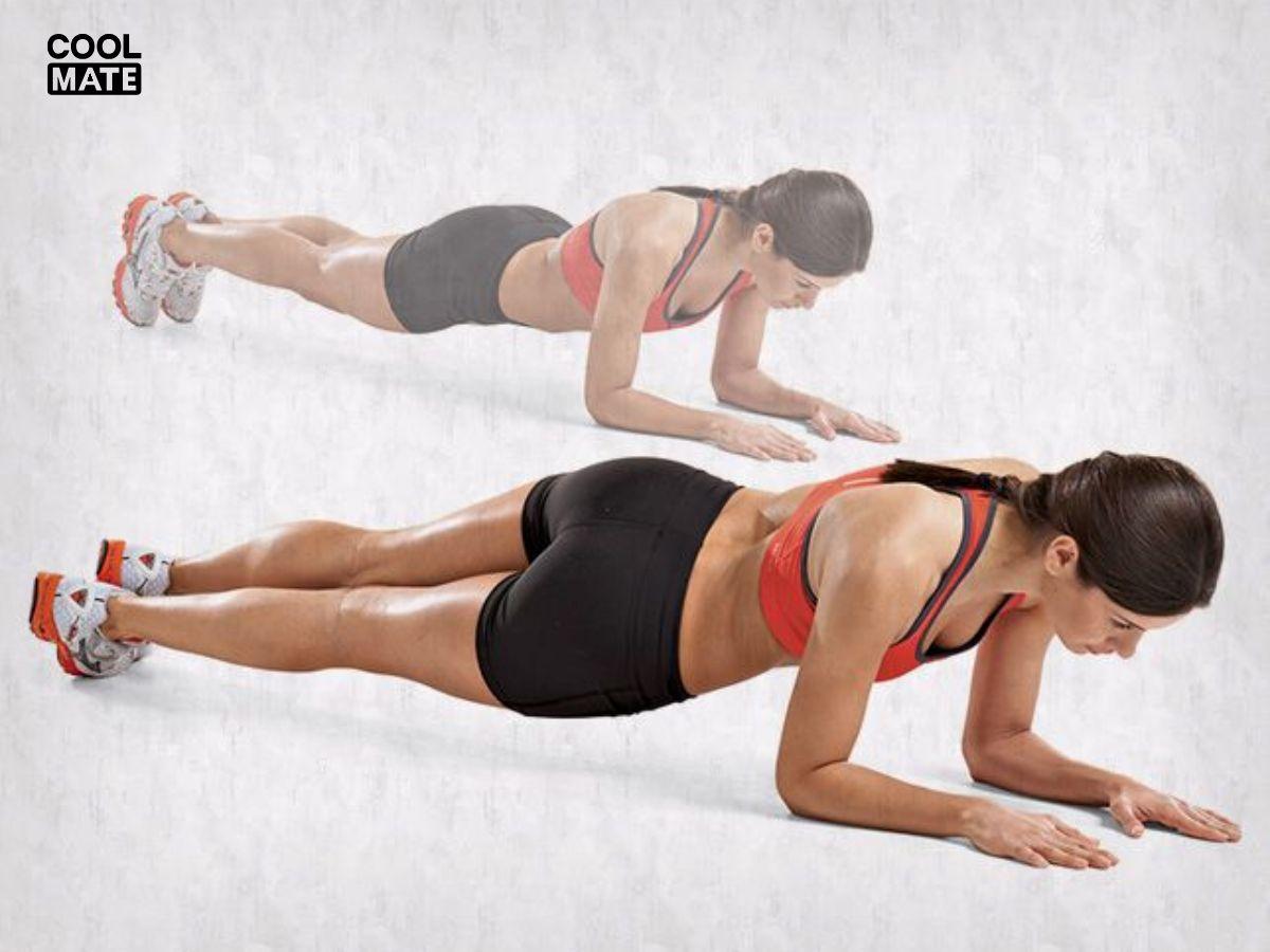 Động tác plank twist