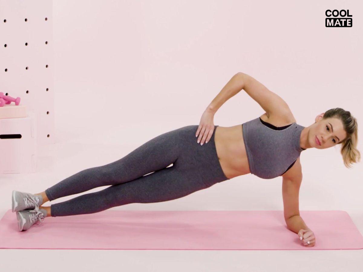 Động tác Side Plank Hip Dips