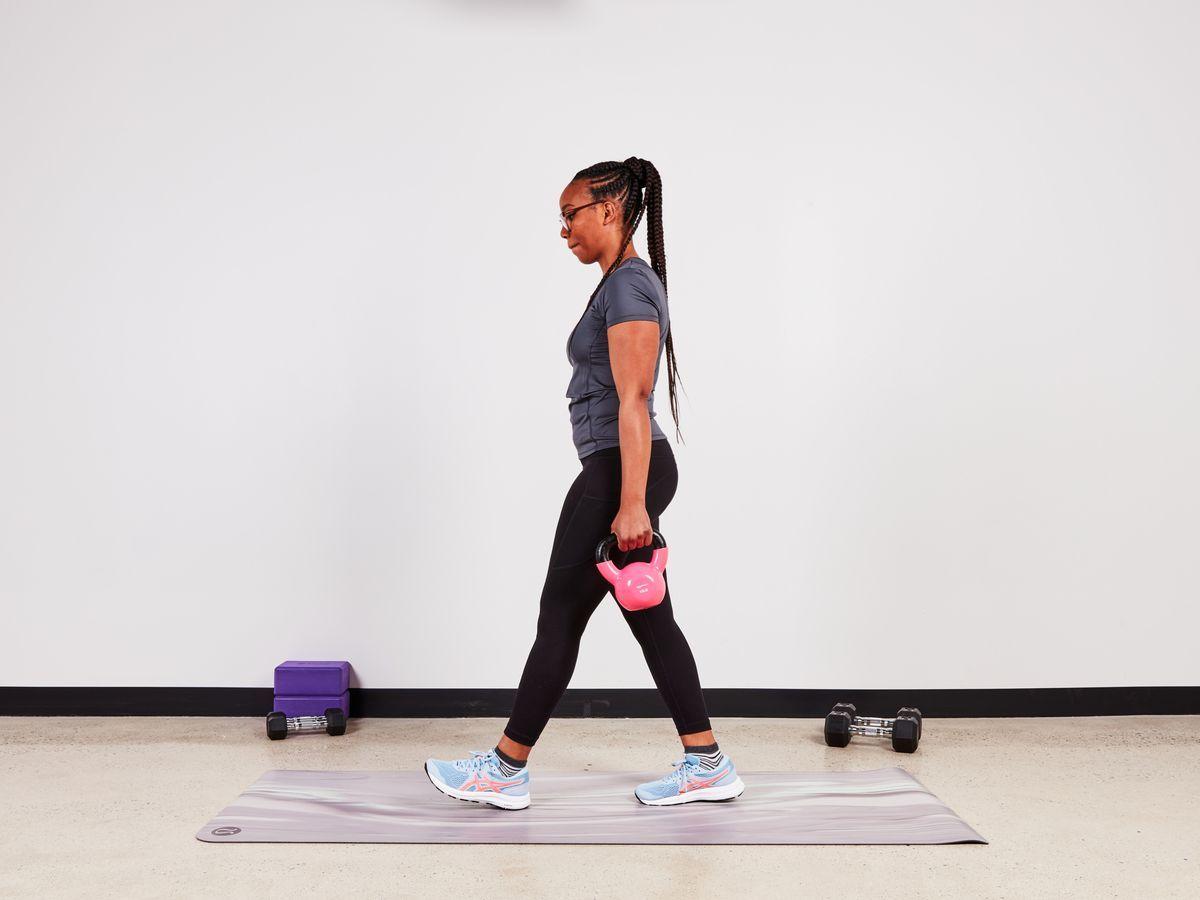 Bài tập tăng Step-up với tạ 