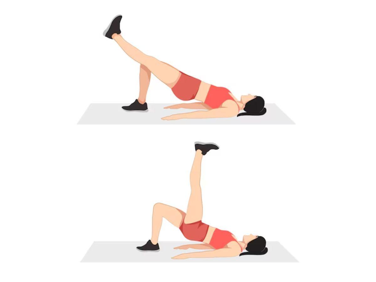 Single-Leg Banded Glute Bridge