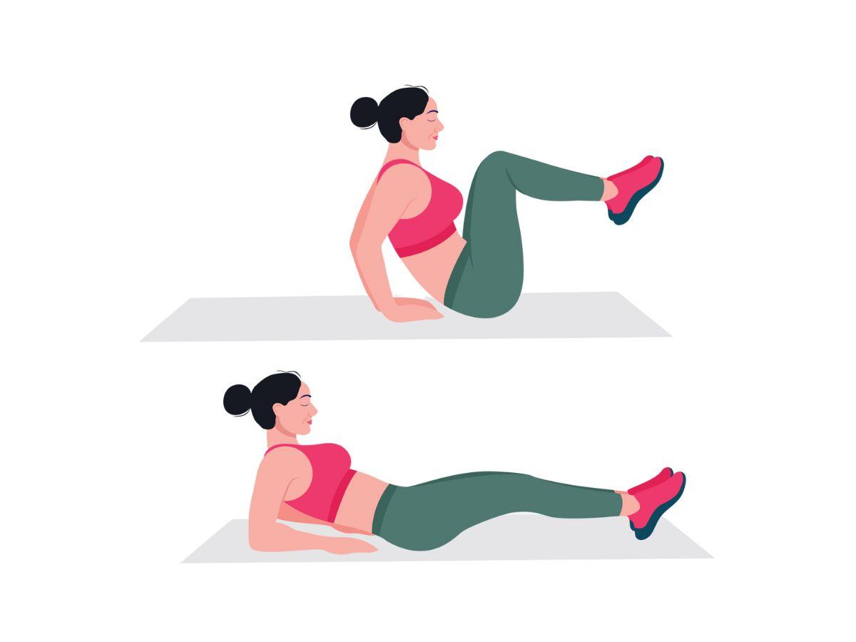 Knee Pull với dây kháng lực