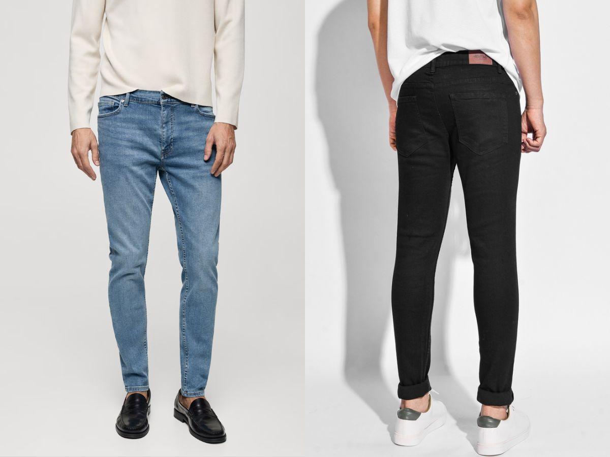 Skinny jeans làm nổi bật đôi chân thon dài