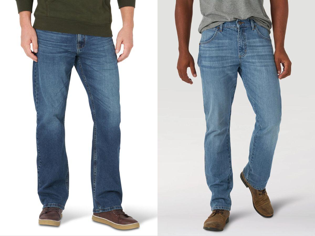 Slim Straight Fit ôm vừa ở hông và đùi, suông thẳng từ đầu gối xuống