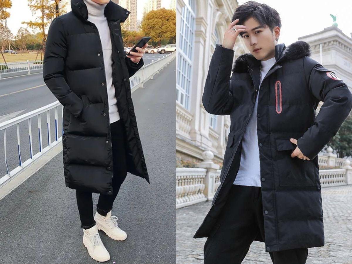 Áo khoác phao dáng dài nổi bật khả năng giữ ấm cho cơ thể