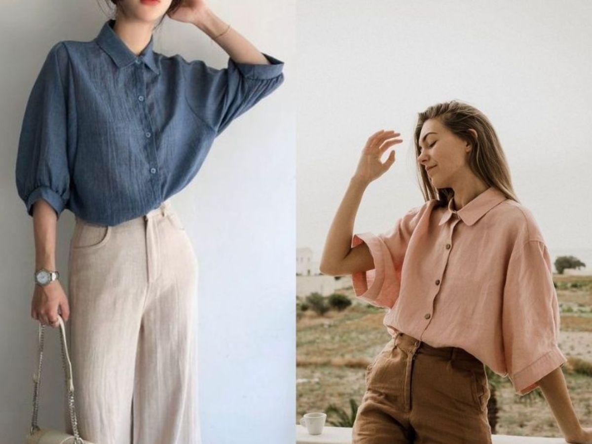 Kết hợp giữa sự thoải mái của tay ngắn và sự kín đáo của tay dài