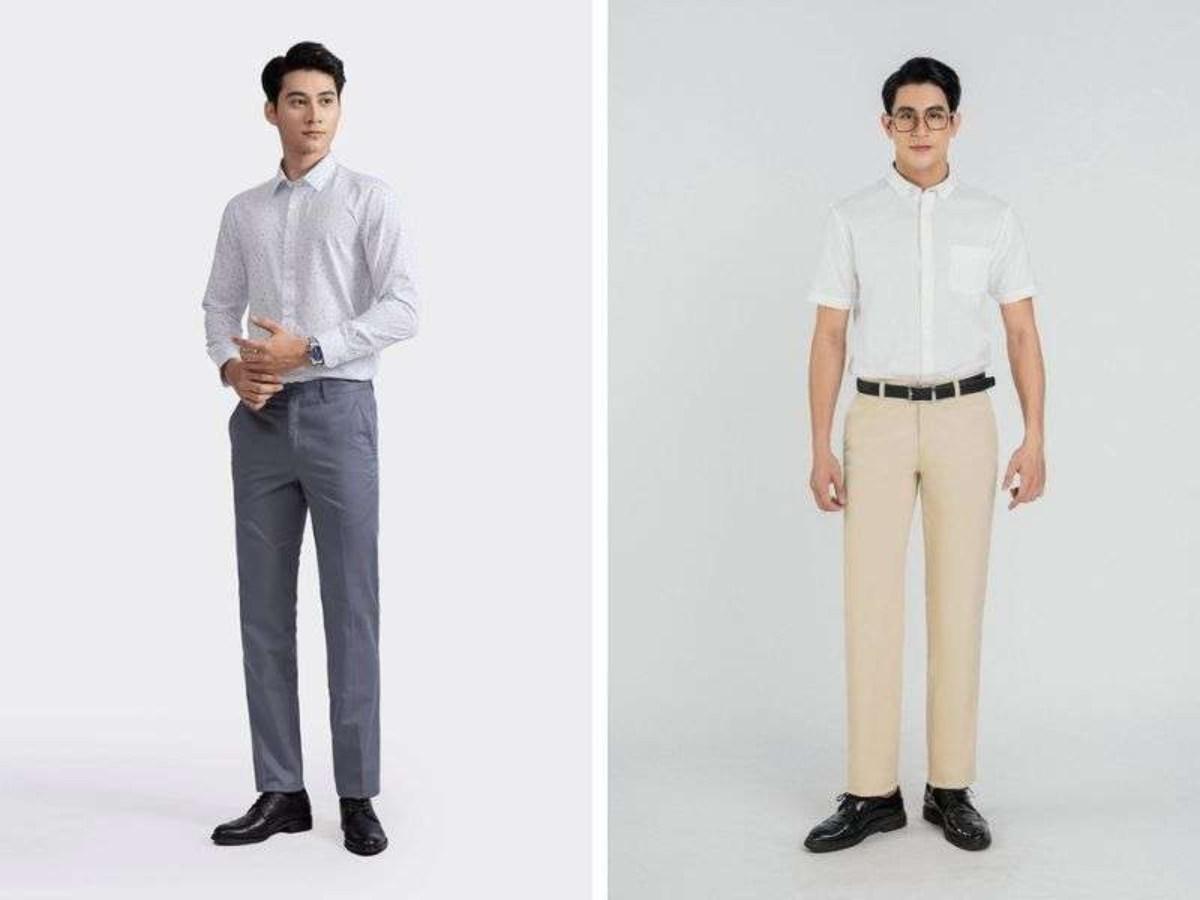Thanh lịch, chững chạc hơn với quần kaki nam công sở