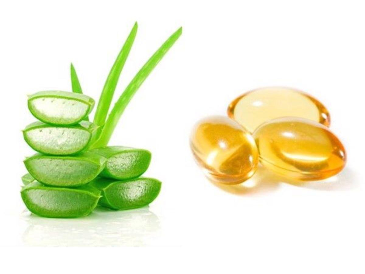 Cách làm trắng da tay nha đam và vitamin E
