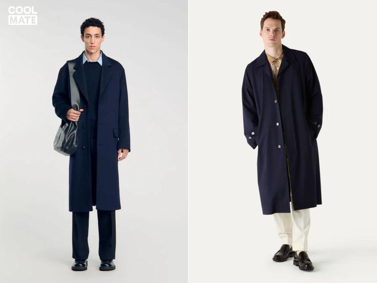 Áo khoác blazer oversize phối theo phong cách layering
