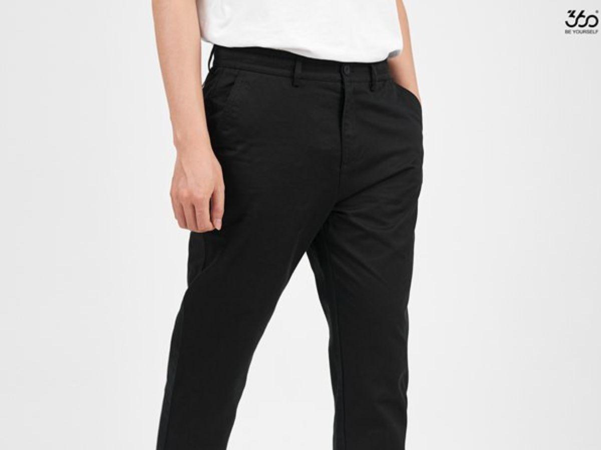 Một trong những điểm mạnh của quần kaki 360 Boutique là form dáng chuẩn, giúp tôn dáng tự nhiên