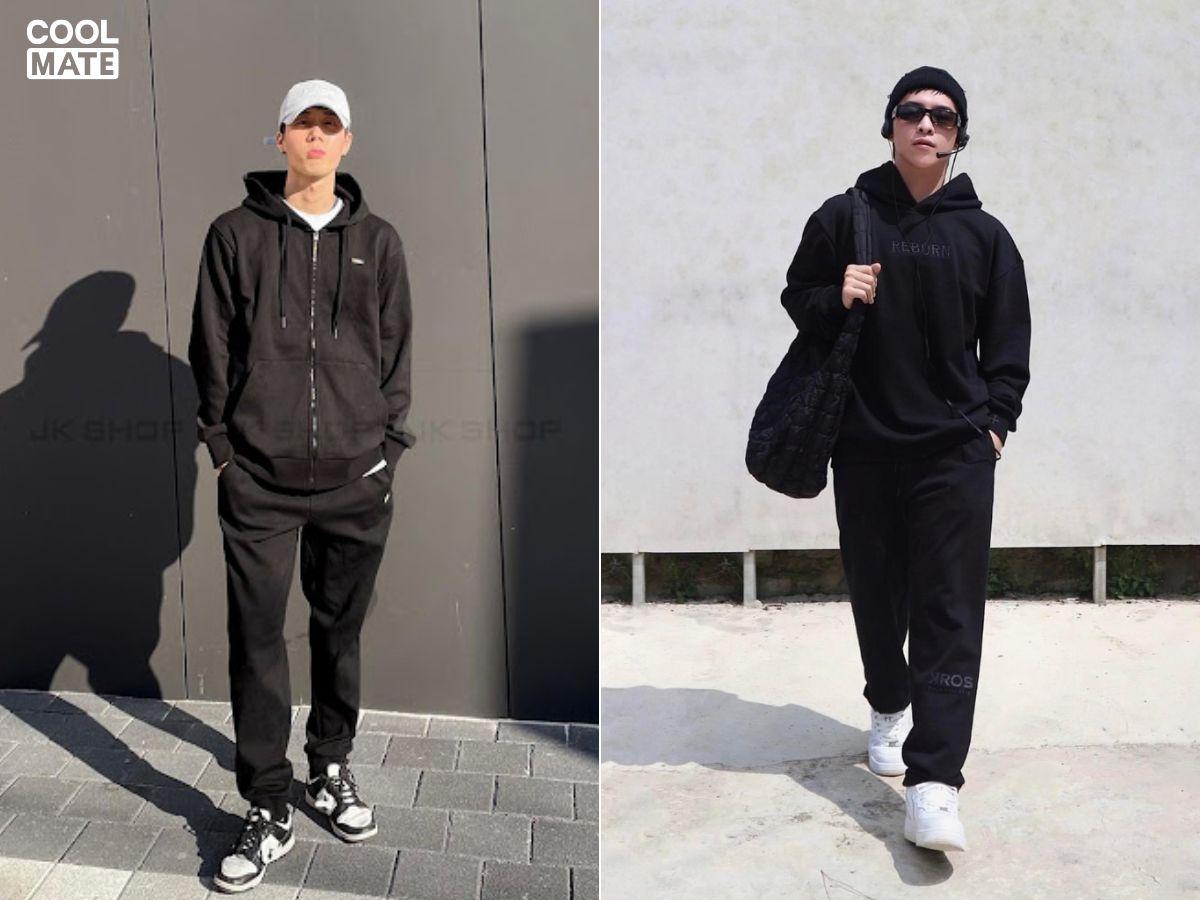 Shop Eighty Six - Jogger trẻ trung với phần bo ống gọn gàng, mang đến phong cách năng động và thoải mái