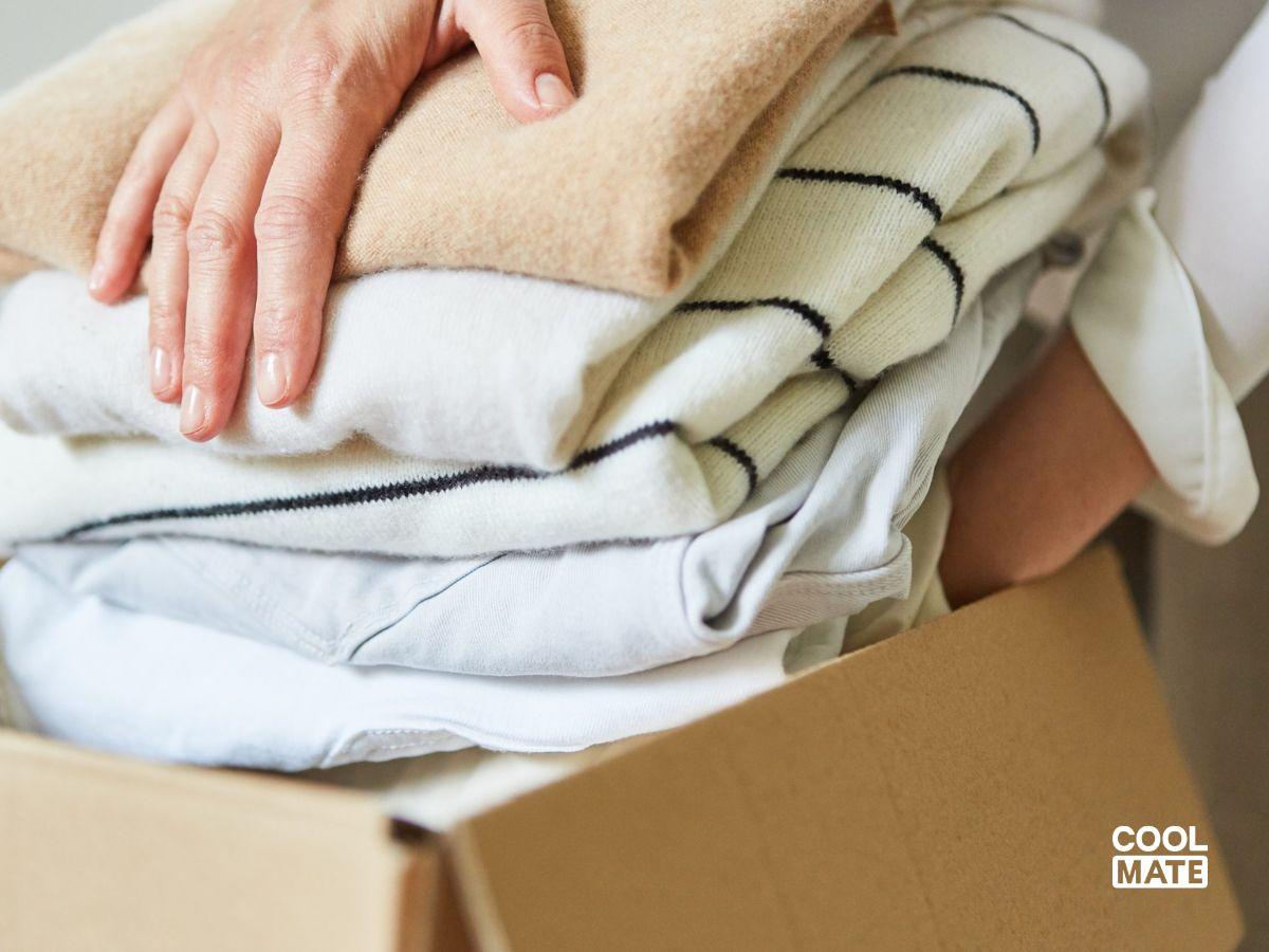 Bảo quản áo khoác dạ trong hộp kín