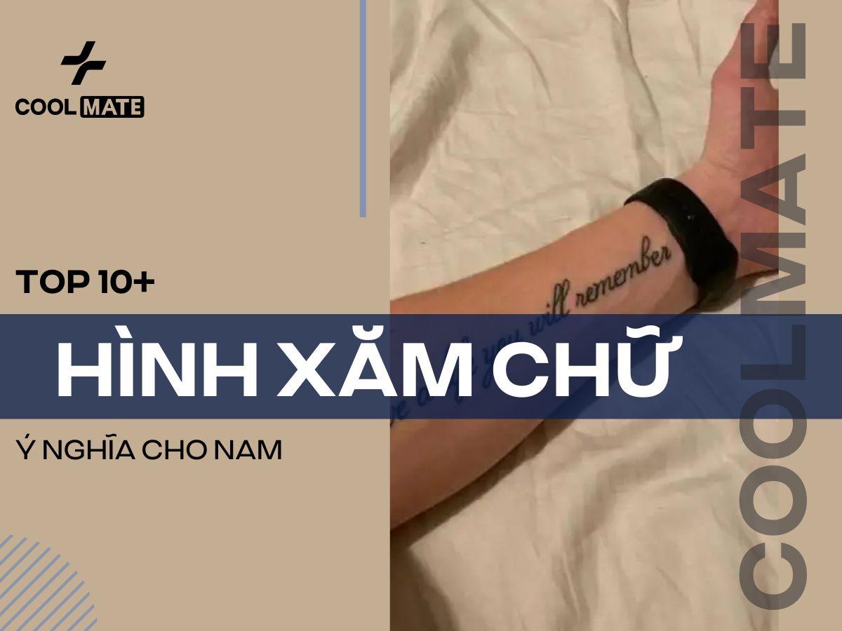 Hình xăm chữ ý nghĩa cho nam