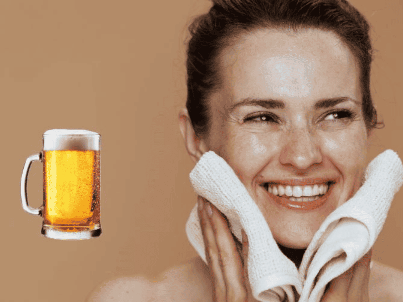 Rửa mặt bằng bia hằng ngày giúp da ngày càng trắng sáng
