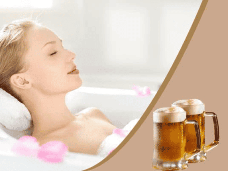 Chỉ nên tắm bằng bia 1 đến 2 lần/ tuần