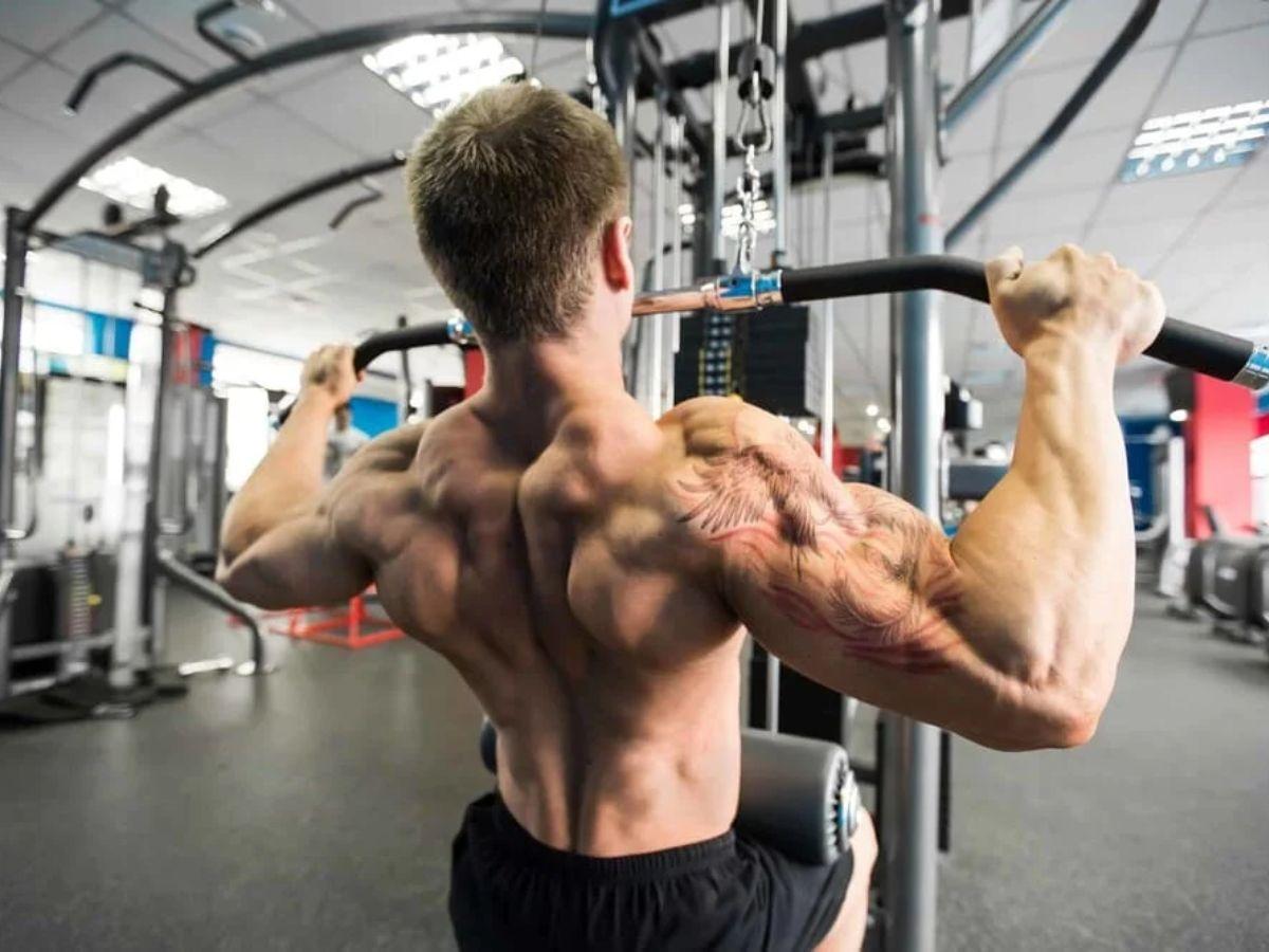 Lat Pulldown là một trong những bài tập phổ biến cho vùng cơ lưng