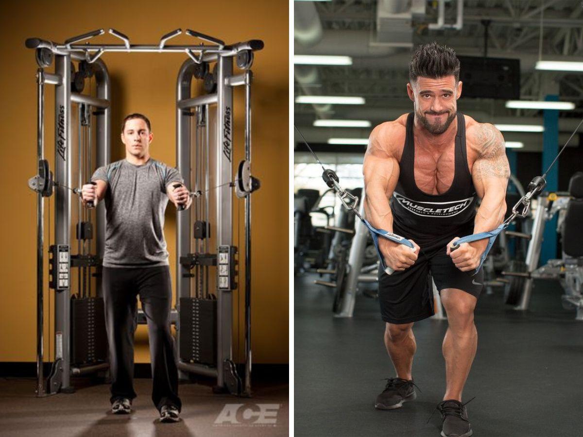 Bài tập Ép ngực với cáp (Cable Chest Flyes)