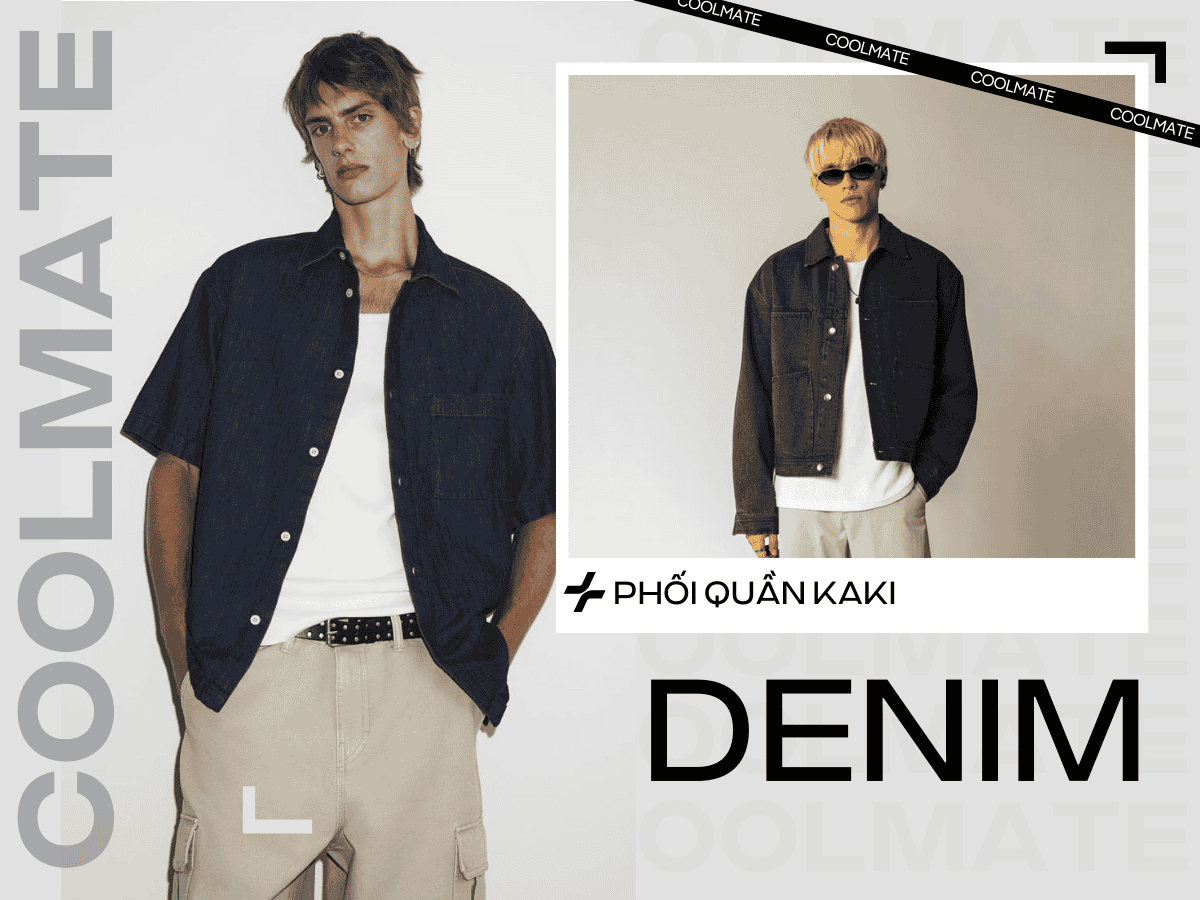 Những bạn theo đuổi style cá tính thì không thể bỏ qua cách phối với khoác denim