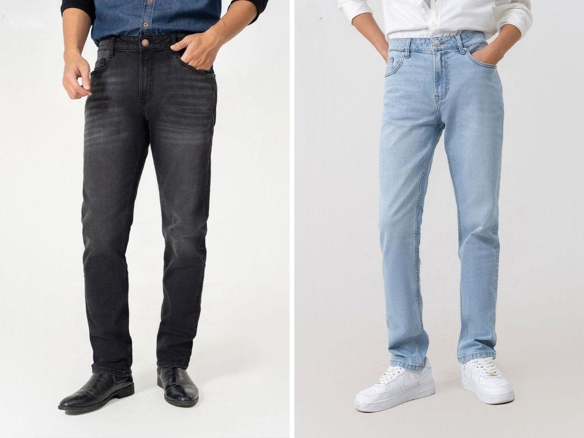 Quần jean nam tại Genviet được nhiều bạn trẻ yêu thích