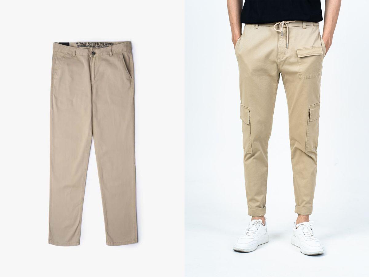 Thiết kế quần kaki tại 4Men đa dạng