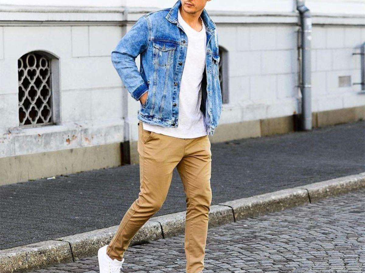 Mix match cùng quần Chinos