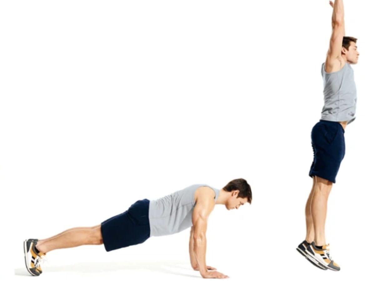 Burpees là một bài tập cường độ cao giúp đốt cháy calo