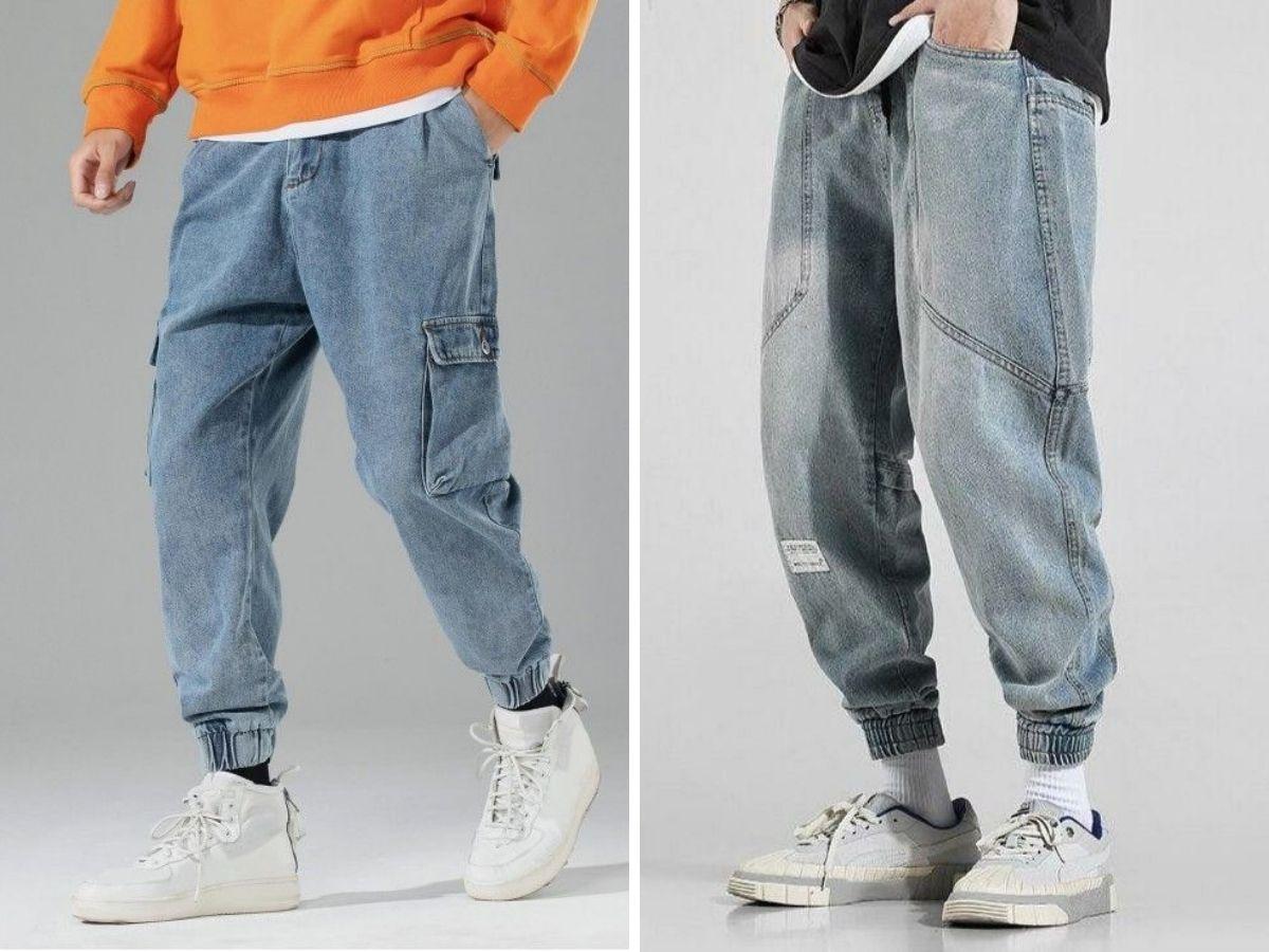 Quần jeans dài jogger - Chuẩn tinh thần Sporty